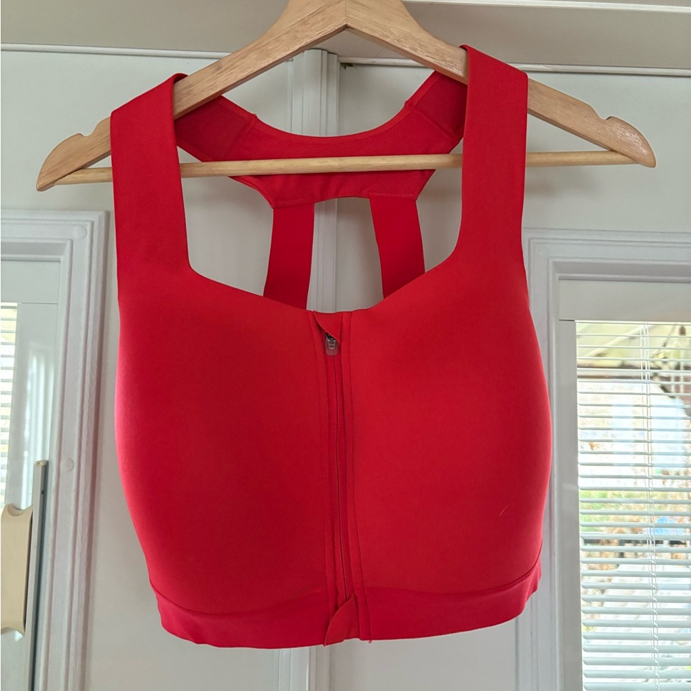 Red Women's Sports Bra